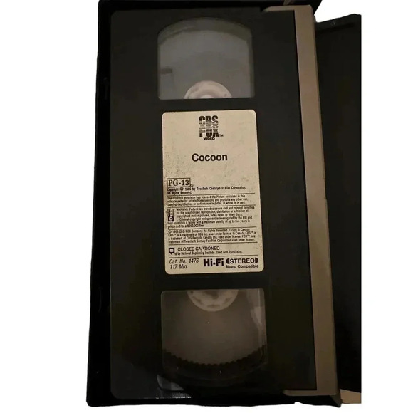 CBS FOX Video Hi-Fi Stereo Mono Compatible 1996 Cocoon VHS Tape - Picture 3 of 3